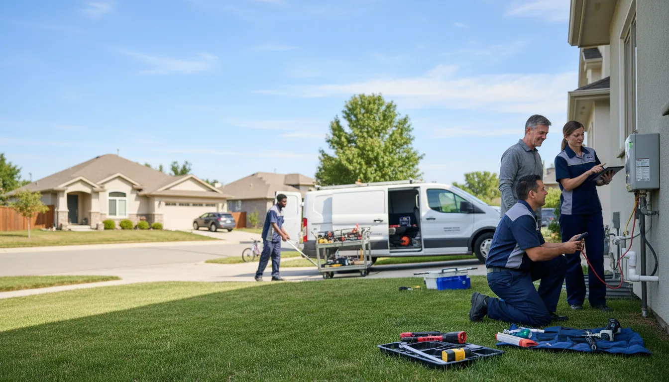 Tankless water heater service in Woodland, GA